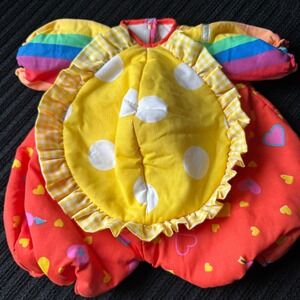 Vintage 1985 Cabbage Patch Kids Clown Rainbow Heart Polka Dot Doll Outfit